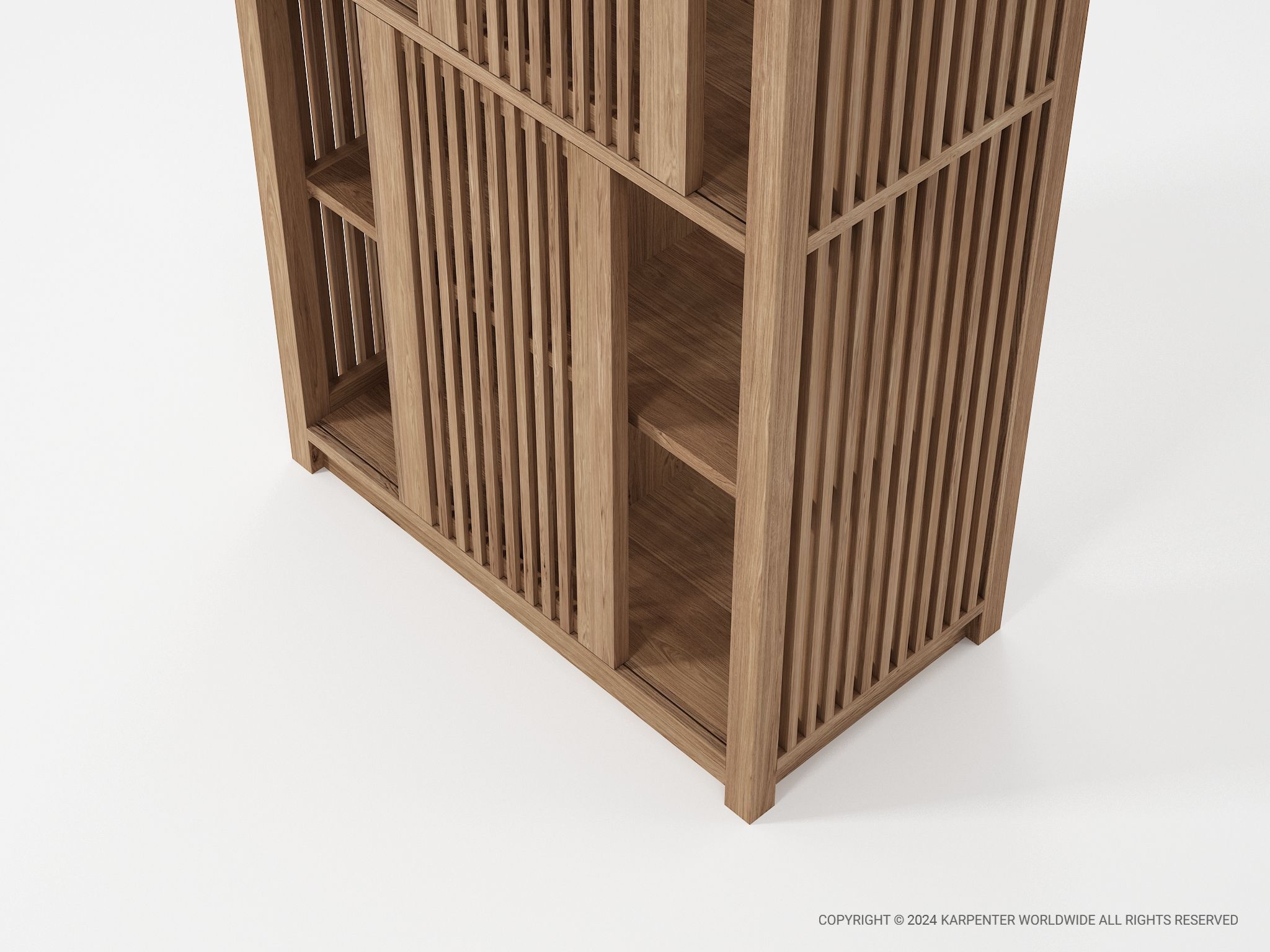 Деревянный шкаф с раздвижными дверями KARPENTER Ray ARCH-00037946 - Вид №9