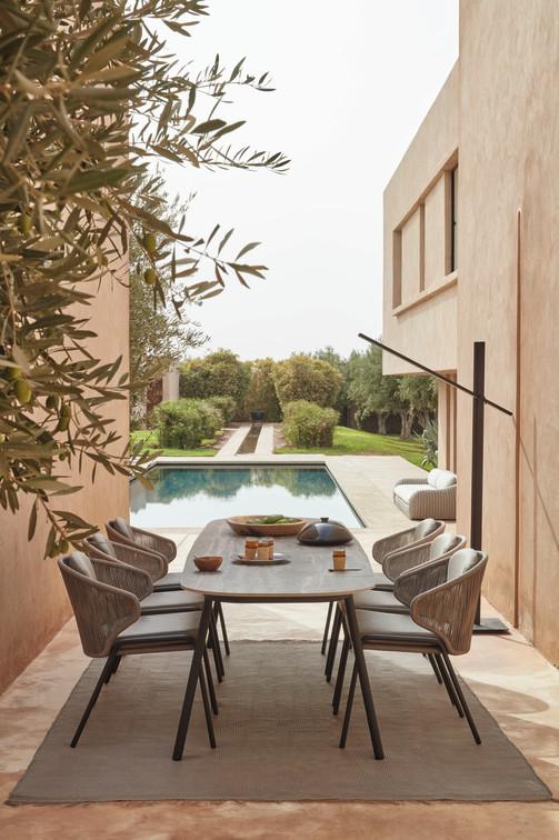 MNST557 Стул лава бронза Manutti Radius - Вид №15