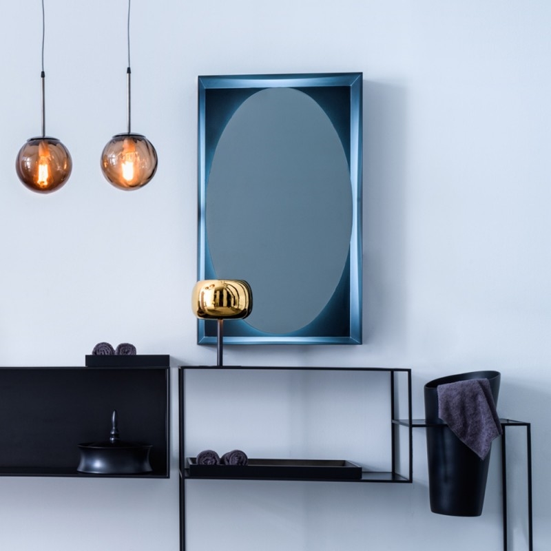 P464X220 Зеркало планеты Adriani e Rossi глянцевый черный  - Вид №5