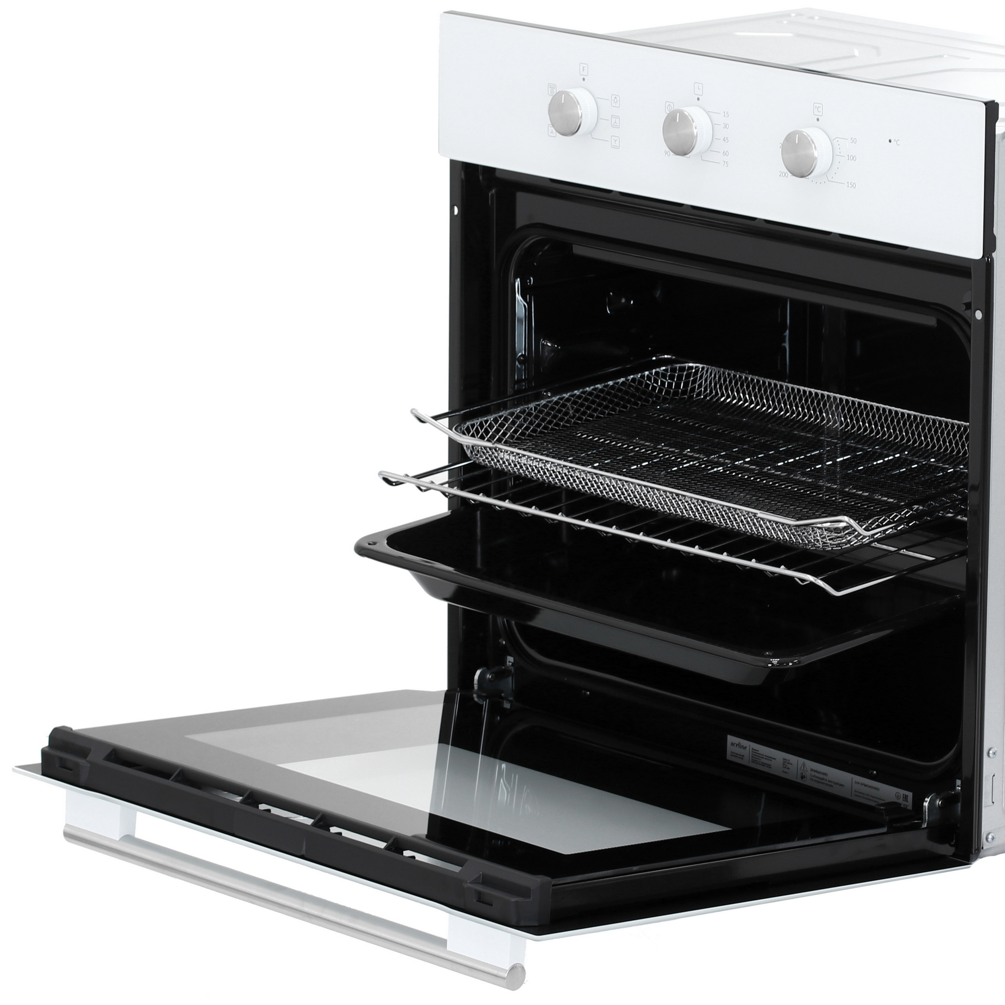 9133299 Электрический духовой шкаф Aceline Airfry-01 белый STDN-0094972 - Вид №6
