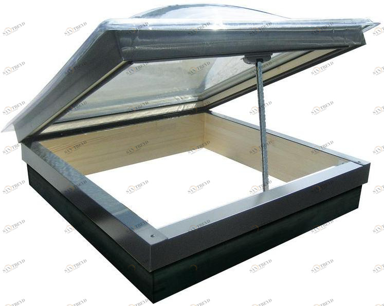 CLAUS Распашное деревянное мансардное окно с электроприводом sun-id-1400504