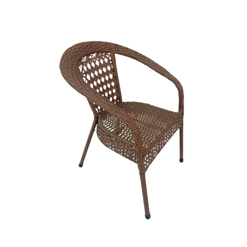 Кресло садовое Deco 66x58x80 см металл коричневое Santreyd STLM-2092469 - Вид №3