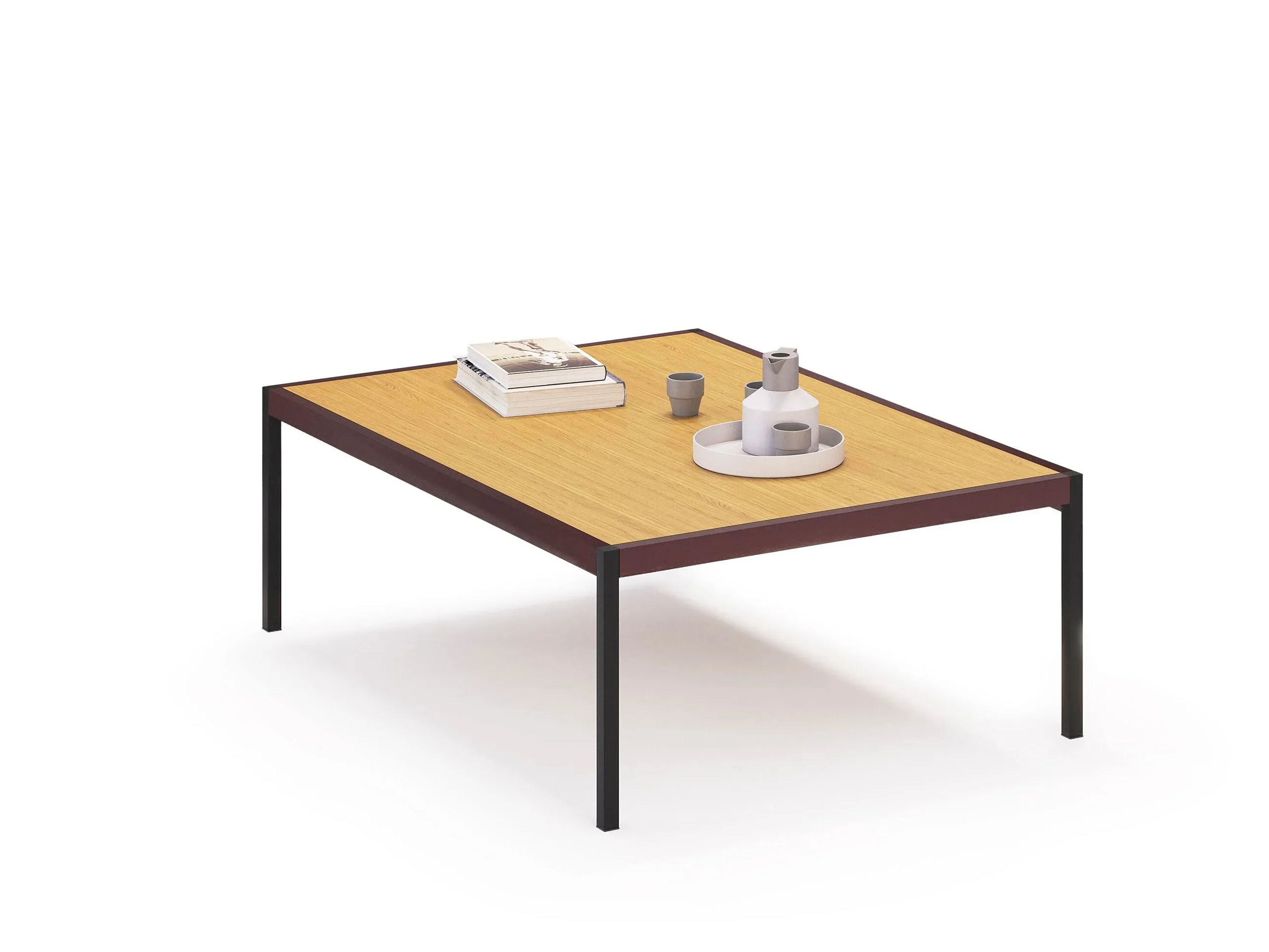 Низкий прямоугольный журнальный столик из ламината Established&Sons сетка ARCH-00022297