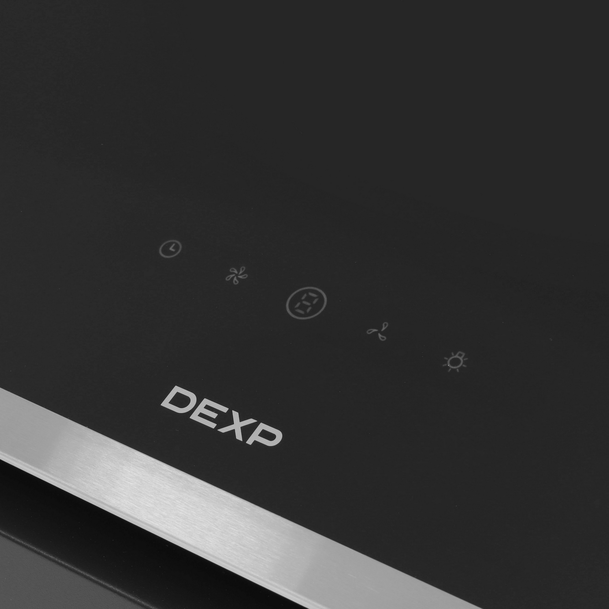 9202952 Вытяжка наклонная DEXP FD03SS черный/серебристый STDN-0123148 - Вид №5