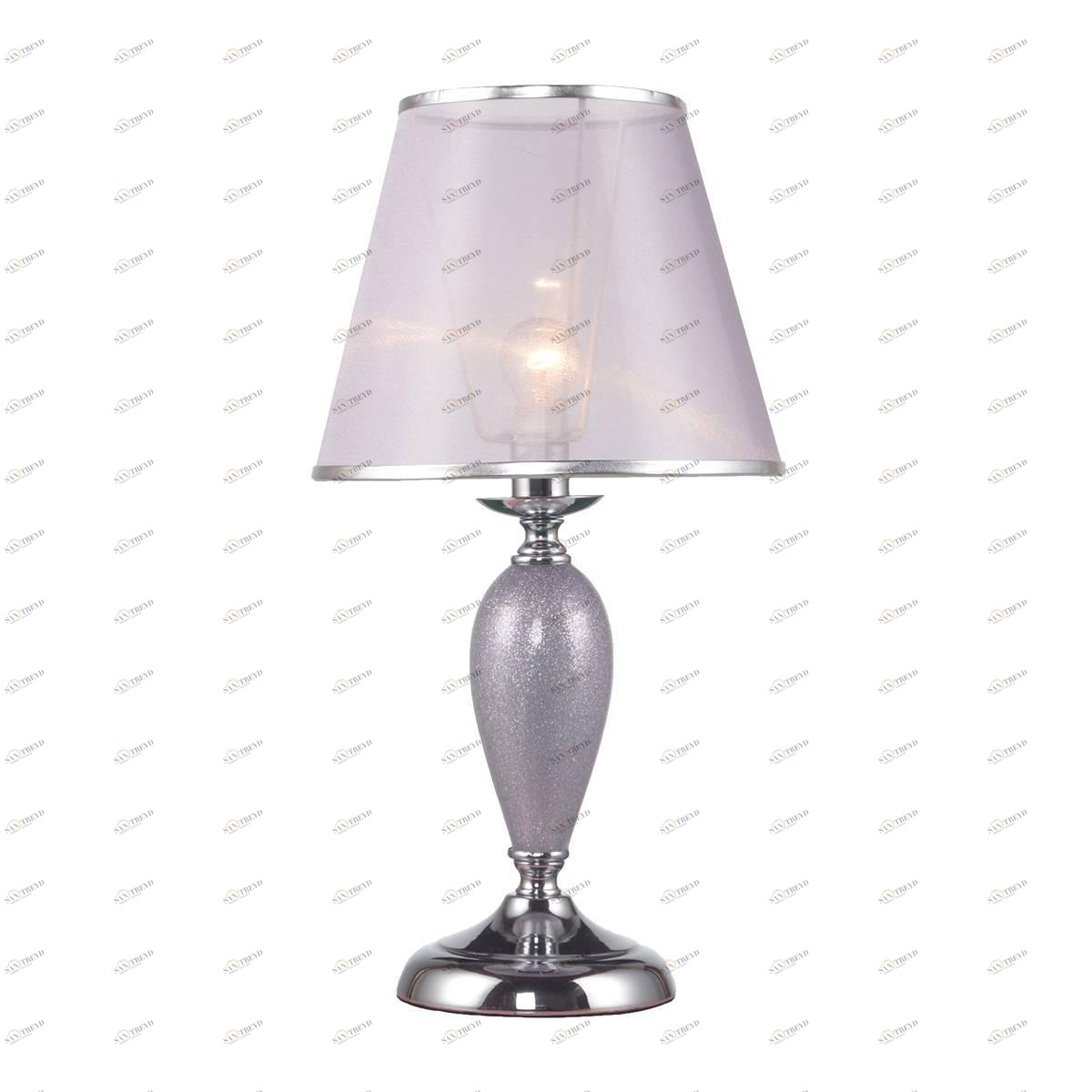 Лампа настольная серебристая Rivoli Avise 2046-501 RIVOLI AVISE 00-3907653 Серебро 