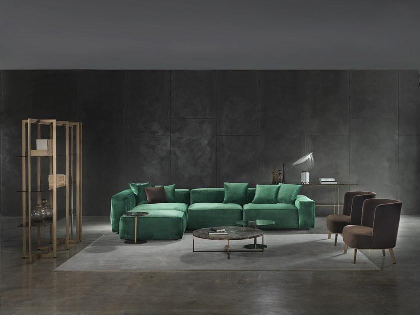 Marelli Модульный угловой диван из ткани с шезлонгом sun-id-1360314 - Вид №1