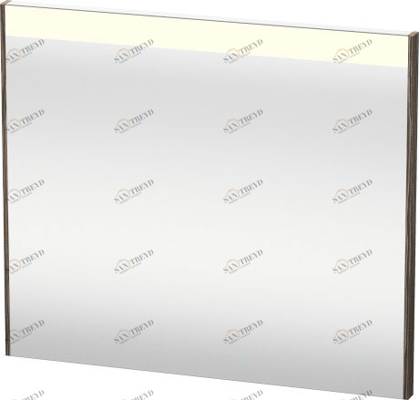 BR700205151 Brioso Зеркало с подсветкой Сосна коричневая, декор Duravit