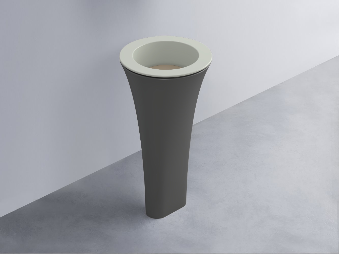 AMLA45-PM+AMPILT-AV+AMCOLT-CM Раковина Amedeo Tondo отдельностоящая cielo Enjoy + Amedeo Ceramica Cielo