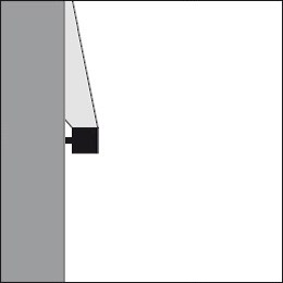 MaxiTratto Wall 1200 Ghidini MaxiTratto Wall .05 Темно-Cерый (Матовый)  - Вид №2