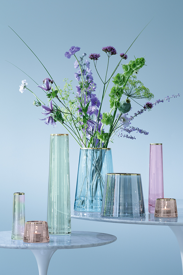 G1435-28-206 Ваза sorbet 28 см розовая LSA International  - Вид №1