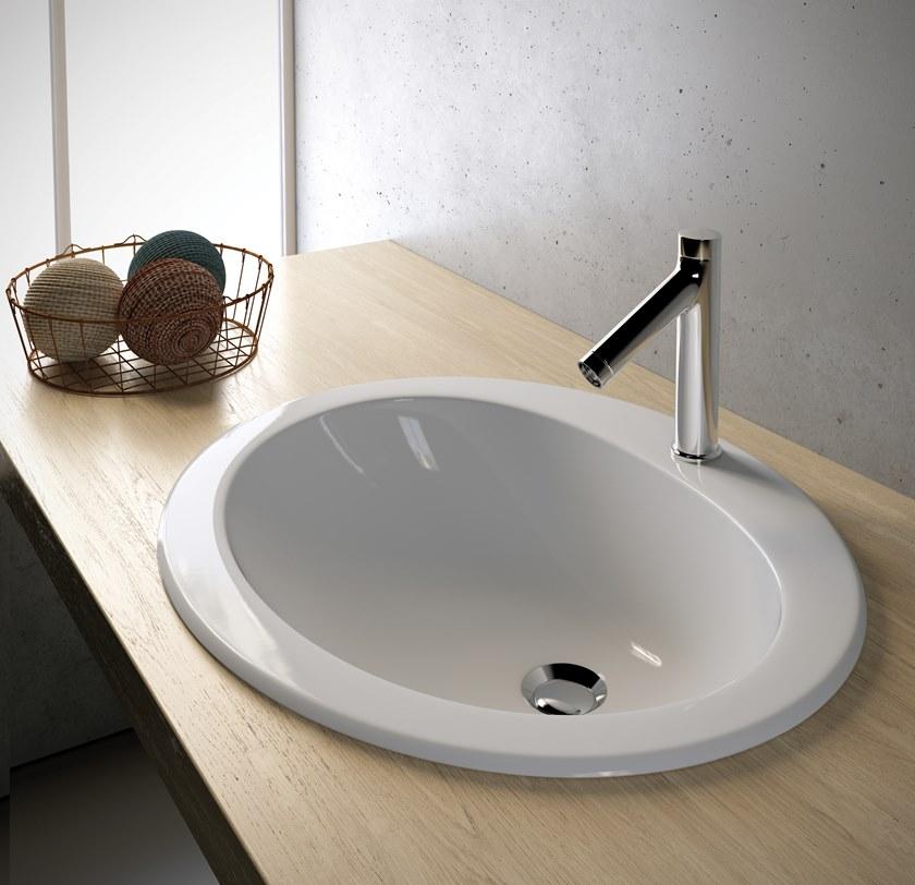 Lil4658101 Встроенная раковина под столешницу овальная Olympia Ceramica LAVABI D'ARREDO - Вид №1