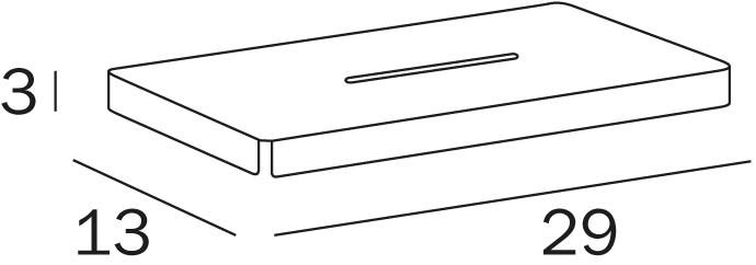 INDA® Настенная мыльница из металла Gealuna A1051a - Вид №3