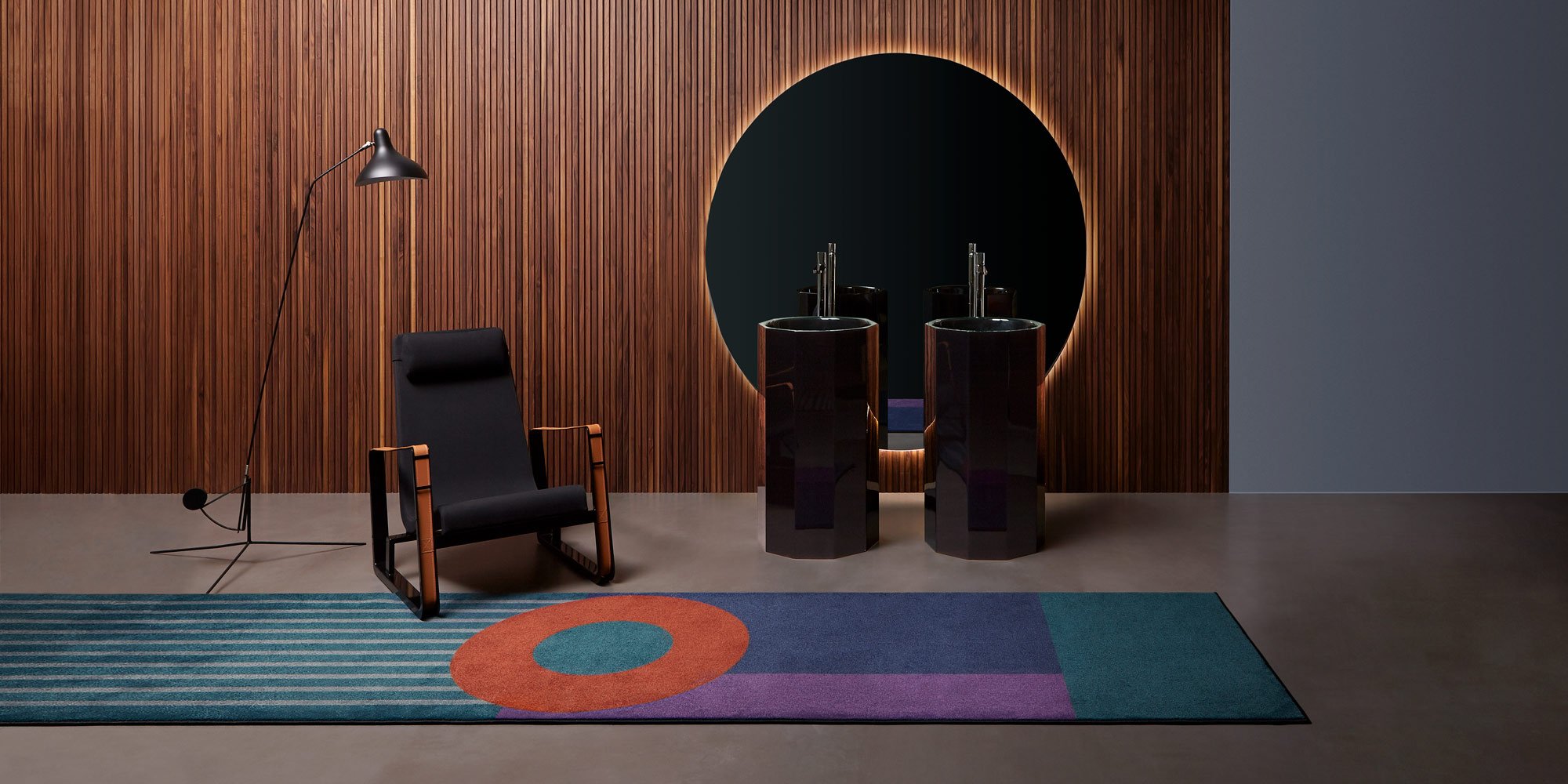 Vitreo Напольная раковина стоящая прямоугольная Antoniolupi  - Вид №4