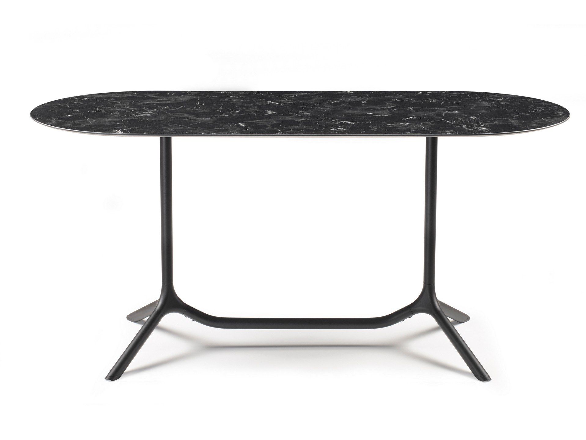 Овальный или прямоугольный стол с двойным основанием с 3 спицами S-CAB Tripé ARCH-00147330