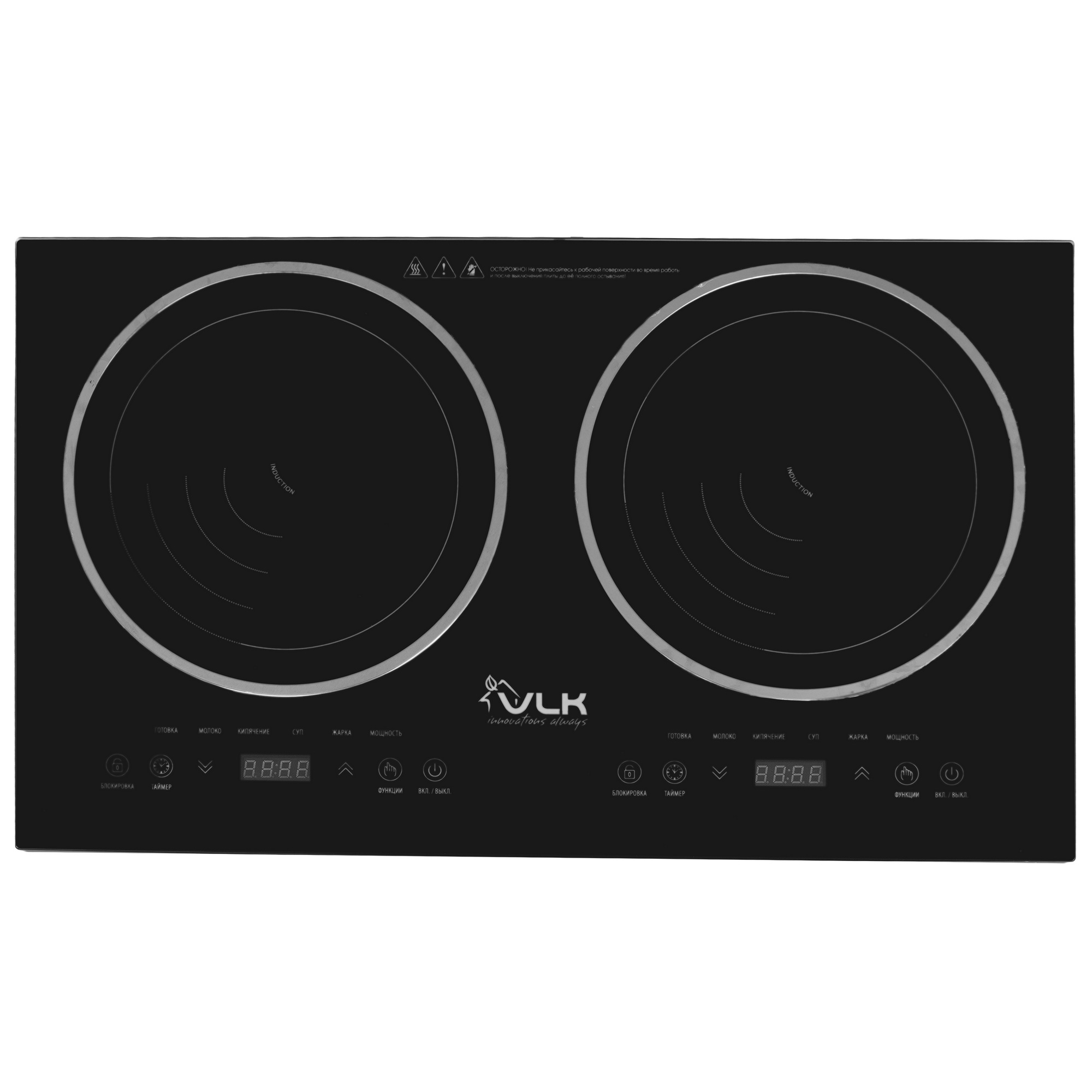 9225608 Плита компактная электрическая VLK Palermo-7735 черный STDN-0101855