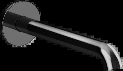 Носик для умывальника 66104 706 Gessi Origini ЧЕРНЫЙ МЕТАЛЛ PVD