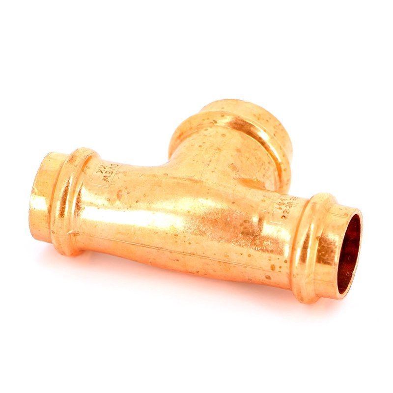 Тройник пресс 22x28x22 медный IBP P513002228022 - Вид №1