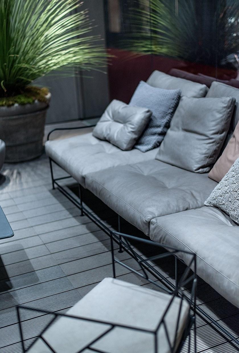 BAXTER Кожаный садовый диван Girgenti sun-id-1420169 - Вид №4