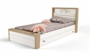 Кровать ABC-KING 160х90 №4MIX OCEAN №4 (с мяг.изнож) (cream)