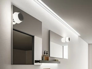 Cerasa Зеркальный светильник из стали и стекла