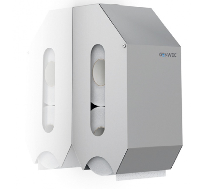 GW03 19 01 04 Genwec Серебряный диспенсер для бумаги из АБС-пластика 
