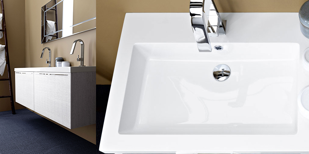 Комплект мебели для ванной Sky 104 Arbi Sky Seghettato Collection SKY104 - Вид №2