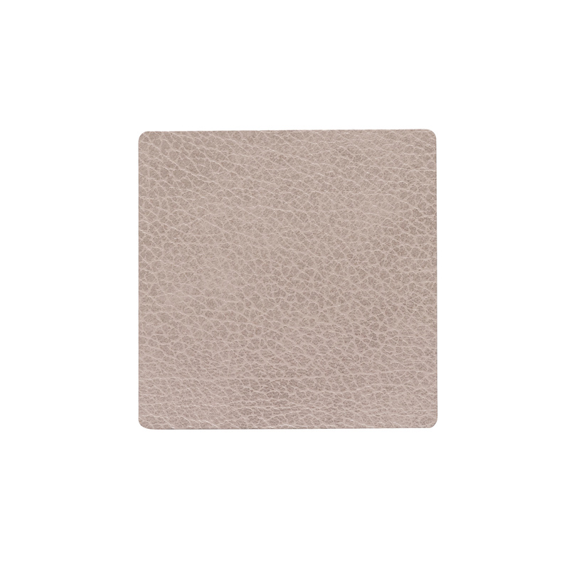 990264 BULL warm grey подстаканник квадратный 10x10 см, толщина 2мм;LIND DNA