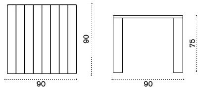 Ethimo Садовый стол из тикового дерева Esedra Estqqa - Вид №5