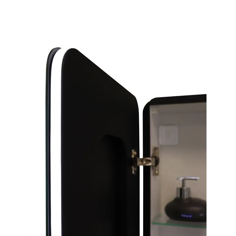 Santreyd Perfect — зеркальный шкаф с подсветкой для ванной 36×156 см 85104663 Perfect Black LED STLM-0058818 - Вид №5