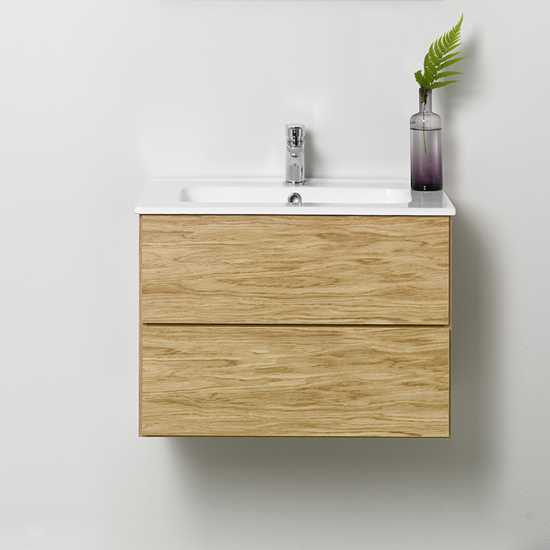 20071207 Afton Шкаф Для Умывальника 600 Ek, Открываемый Westerbergs Дубовый 