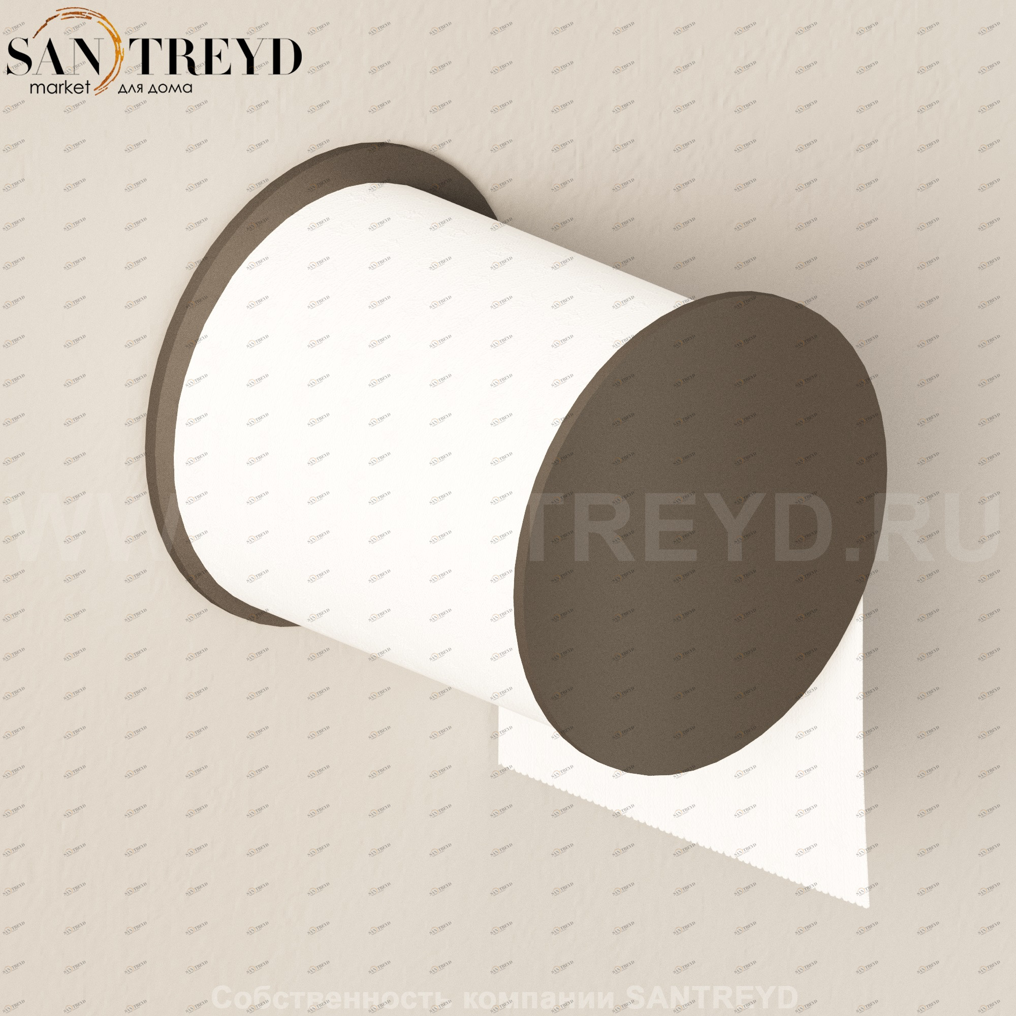 Flaminia HOOP Держатель для туалетной бумаги черный HPR.BM Ceramica Flaminia HPRBM