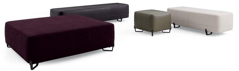 Poliform Квадратный кожаный пуф sun-id-1475085 - Вид №3