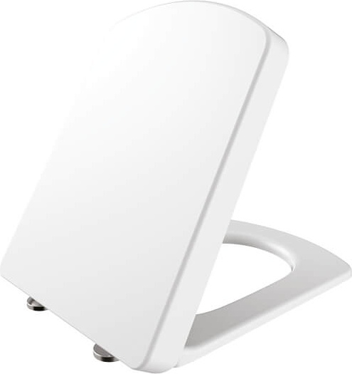 Сиденье для унитаза Sorti Duroplast, белое с металлическими петлями / KC2102.01.0000E Sorti Creavit  - Вид №1