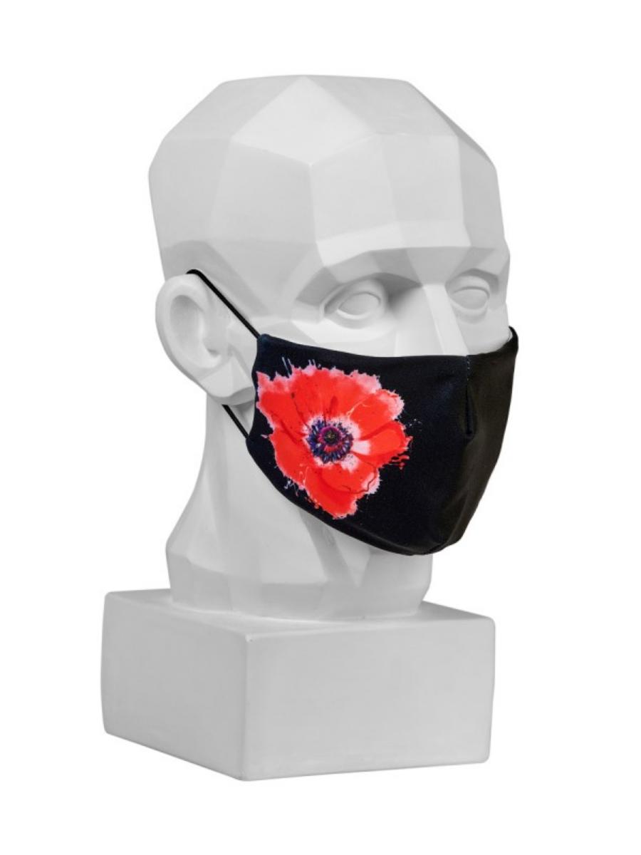 FA_MASK_0051 Маска Красный мак Fancy Armor FA_MASK 