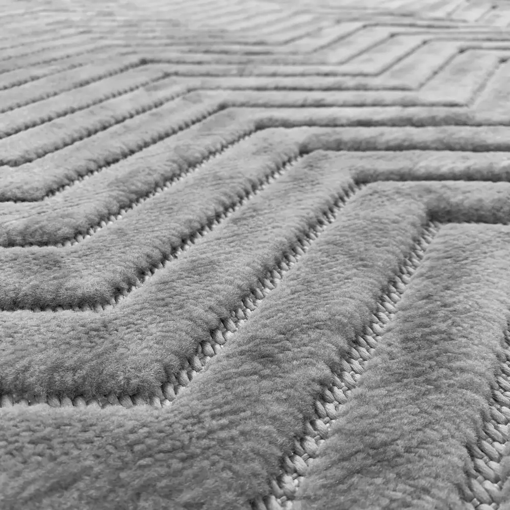 CTIM Ковер «Луна» серый 80×150 см с рельефным ворсом 89360181 STLM-1362090 - Вид №5