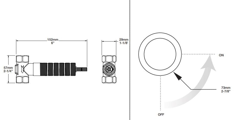 Термостатический набор для душа с душем BARIL PRO-3000-16 ARCH-00131574 - Вид №3