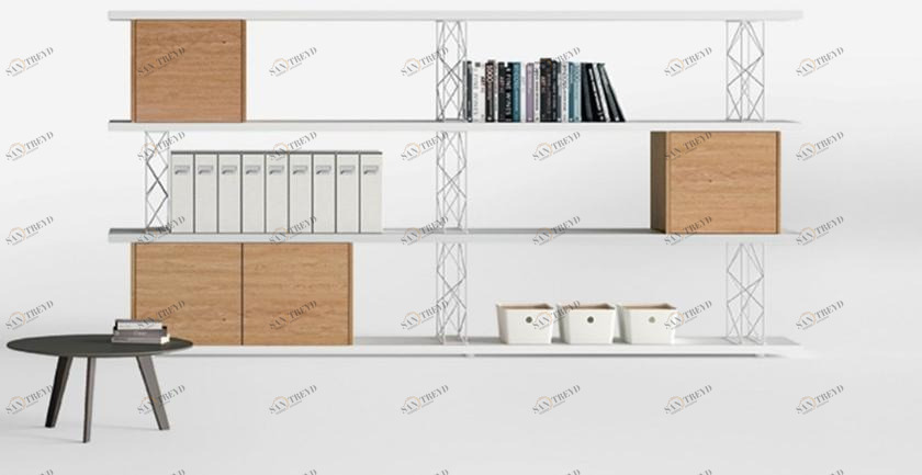 Sinetica Модульный офисный книжный шкаф sun-id-1358093