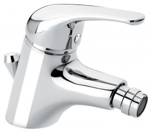 9004NO Смеситель Ambra с донным клапаном для биде, цвет черный-золото