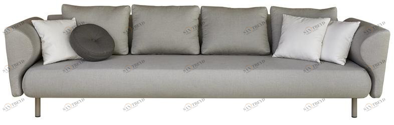 MUSOLA 3-х местный модульный садовый диван из ткани Salinas sun-id-1461845