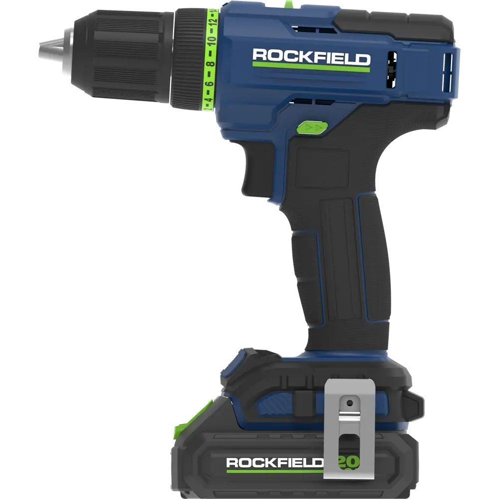 Аккумуляторная дрель-шуруповерт Rockfield RF2002K с двумя батареями 89366405 STLM-1483826 - Вид №1