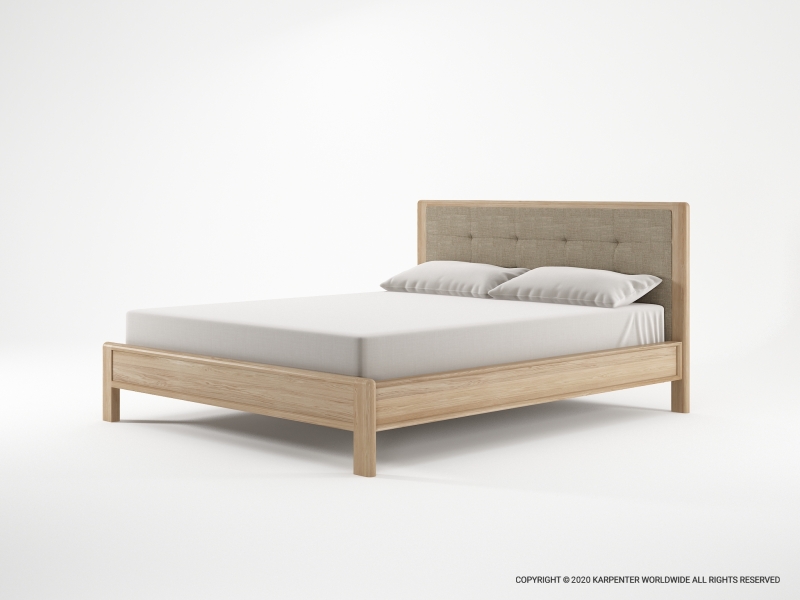 597_1260 Двуспальная кровать без ящика с тканью he Karpenter Circa17 - Вид №1