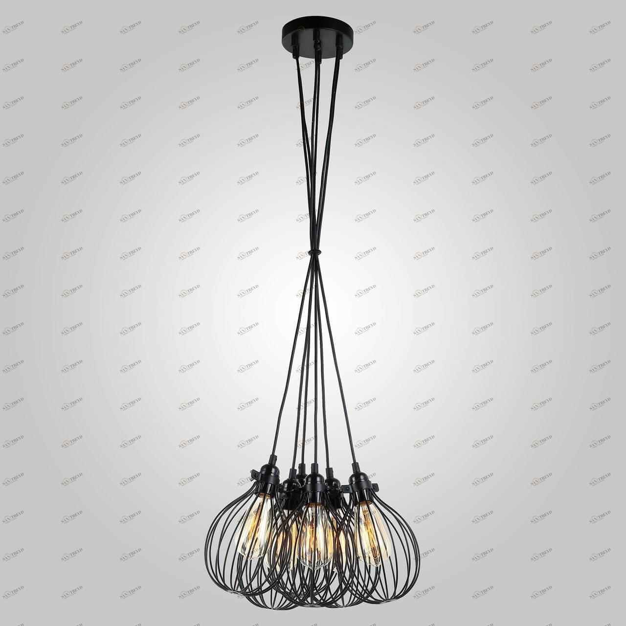 Подвесная люстра Eurosvet Moll 50059/6 черный EUROSVET MOLL 187345 Черный