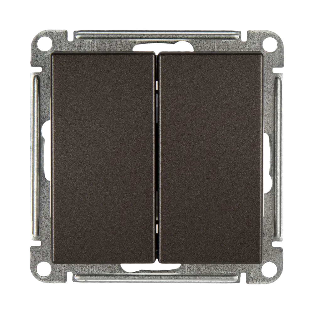 Механизм выключателя SYSTEME ELECTRIC W59 с двумя клавишами для скрытого монтажа 82797998 STLM-0036025