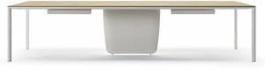 Alias Прямоугольный алюминиевый стол в современном стиле Landscape