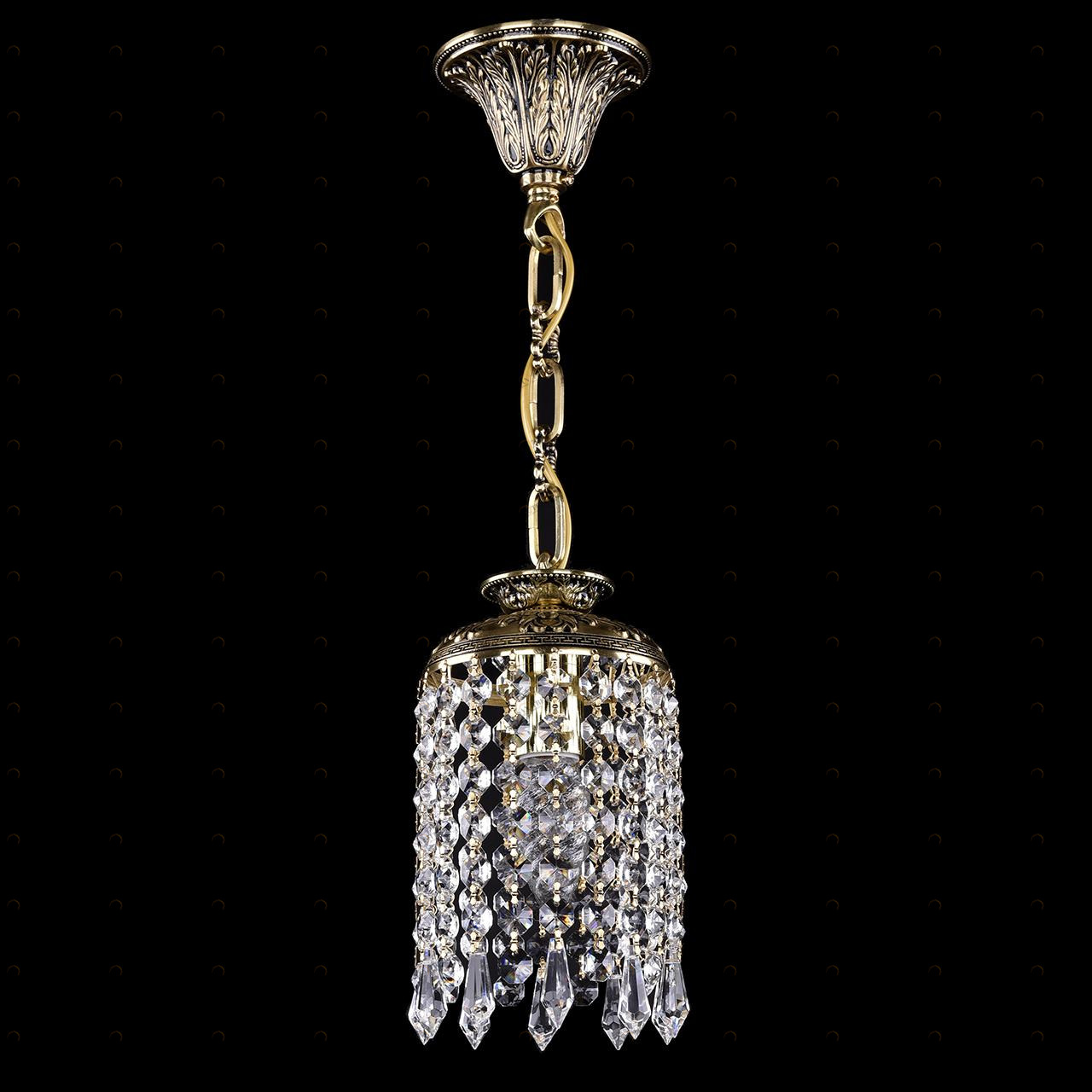 Подвесной светильник Bohemia Ivele 1778/11/GB/Drops BOHEMIA IVELE 1778 GOLD BLACK 072177 Золотой 