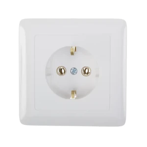 Розетка Schneider Electric Хит с заземлением цвет белый 11317652 STLM-2139534