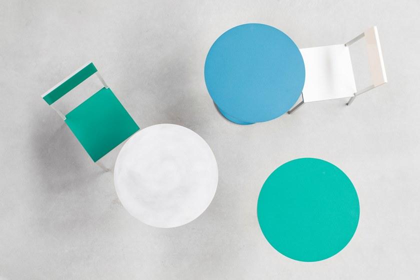 valerie_objects Круглый стол из лакированного алюминия  V9016034c/b  - Вид №6