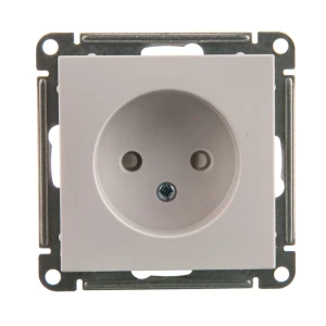 Розетка Schneider Electric W59, защитные шторки, цвет белый 11609284 STLM-2003510
