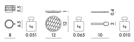 Набор кофейных чашек из инженерного пластика с блюдцем Kartell Jellies Family ARCH-00146181 - Вид №15