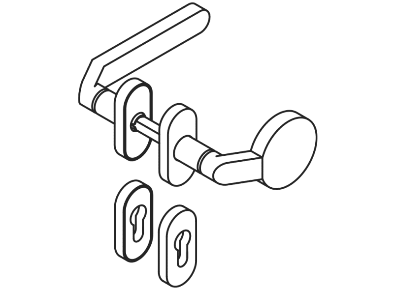 270XAH03.447 Сменная модель комплекта 274x HEWI Serie 270 | Edelstahl  - Вид №2